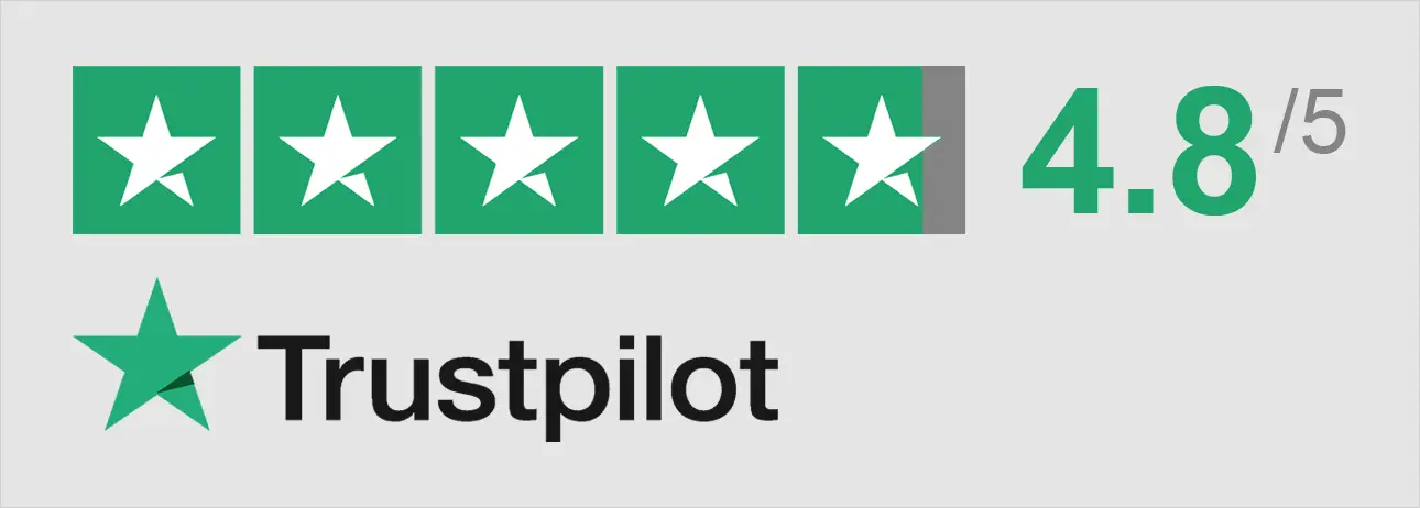 Trustpilot rating badge